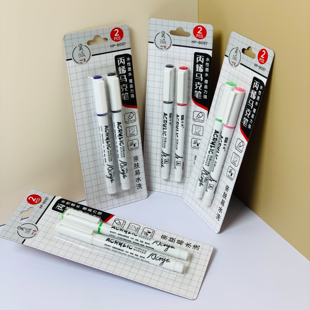 Bút đánh dấu acrylic Haopai (32 bảng) 2