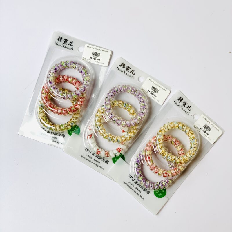 Bộ dây buộc tóc xoắn ốc HA85495 11