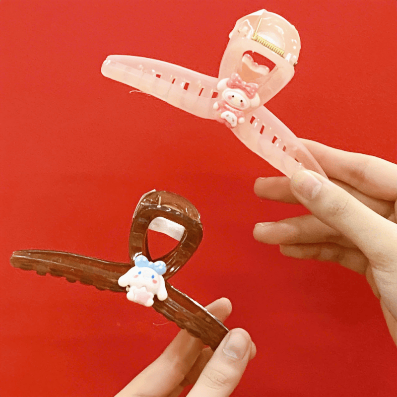 Kẹp móng vuốt lớn hoạt hình màu thạch 13Cm