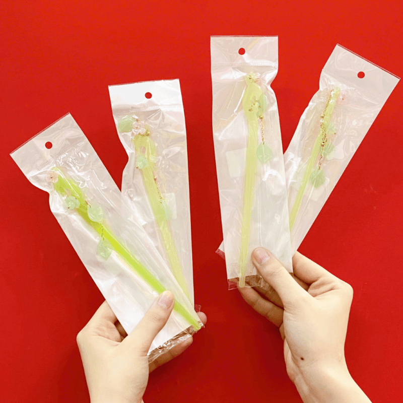 Trâm ngọc bích giả phong cách Hàn Quốc (Bộ 2 chiếc)