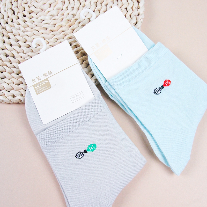 Vớ cotton nữ nhiều màu Beihao HA4041400111
