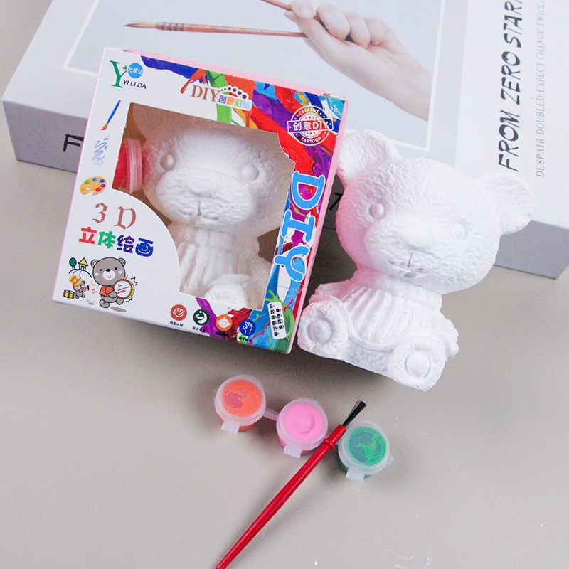 Thạch cao 3D gấu nhỏ