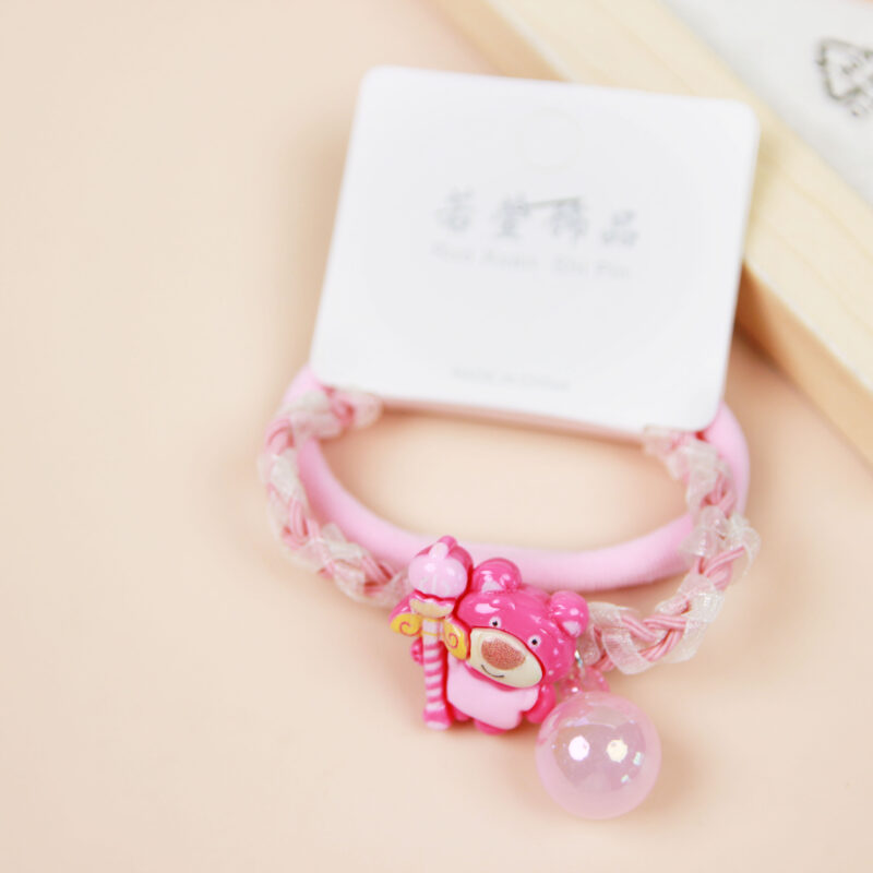 Dây buộc tóc màu hoạt hình nhãn kim cương
