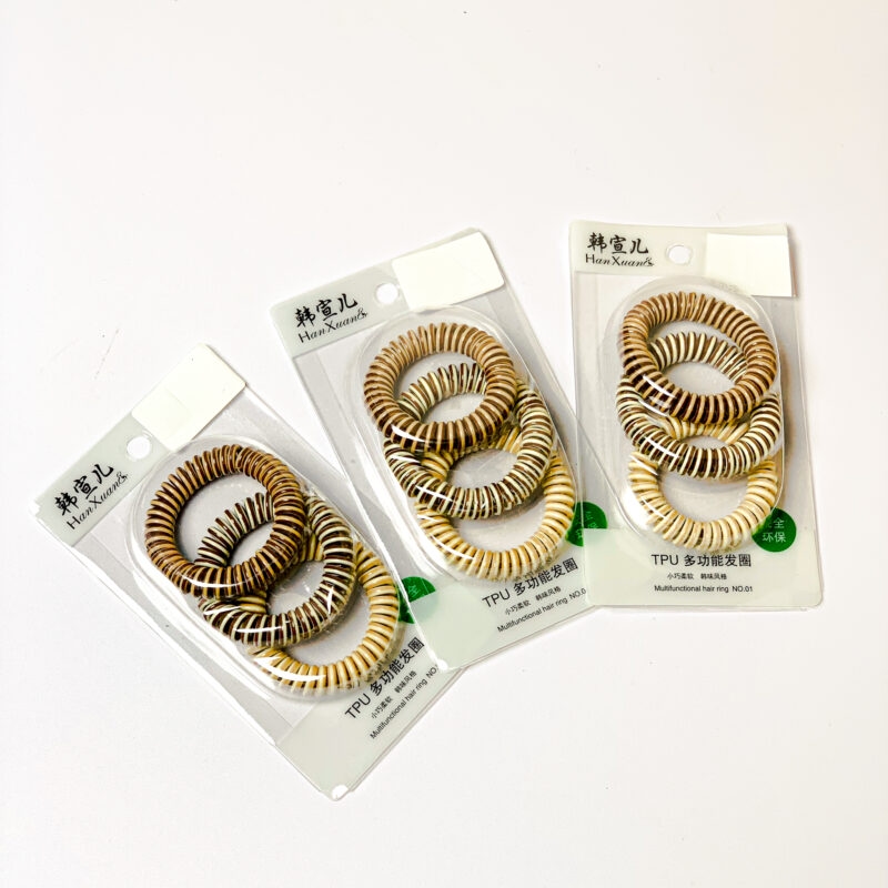 Bộ dây buộc tóc xoắn ba màu HA4012300007