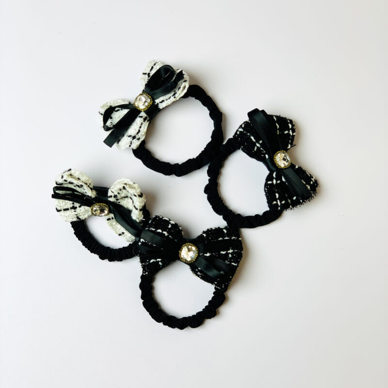 Dây buộc tóc nơ nhỏ Chanel