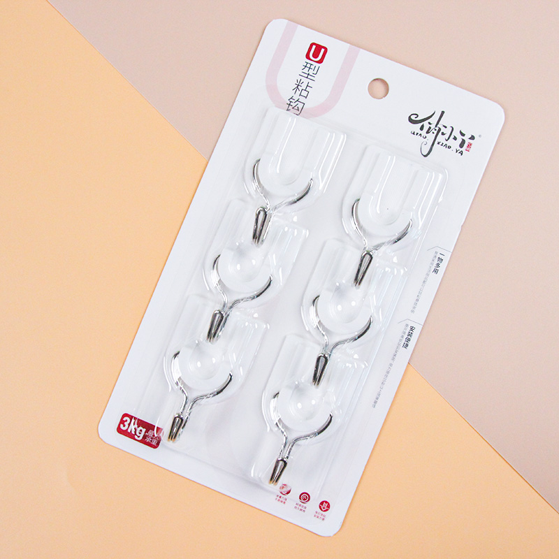Sáu móc dính hình chữ U Xiaoya 9102 dễ thương