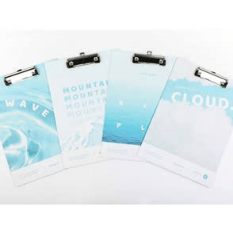 *Kẹp bảng gỗ A4 (Blue Secret Realm)