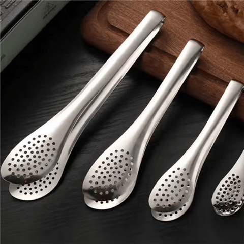 Kẹp thực phẩm nhỏ gọn không từ tính HL-6404 (7078) 7 inch