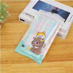 Ống hút uốn cong HL-6875, 100 chiếc