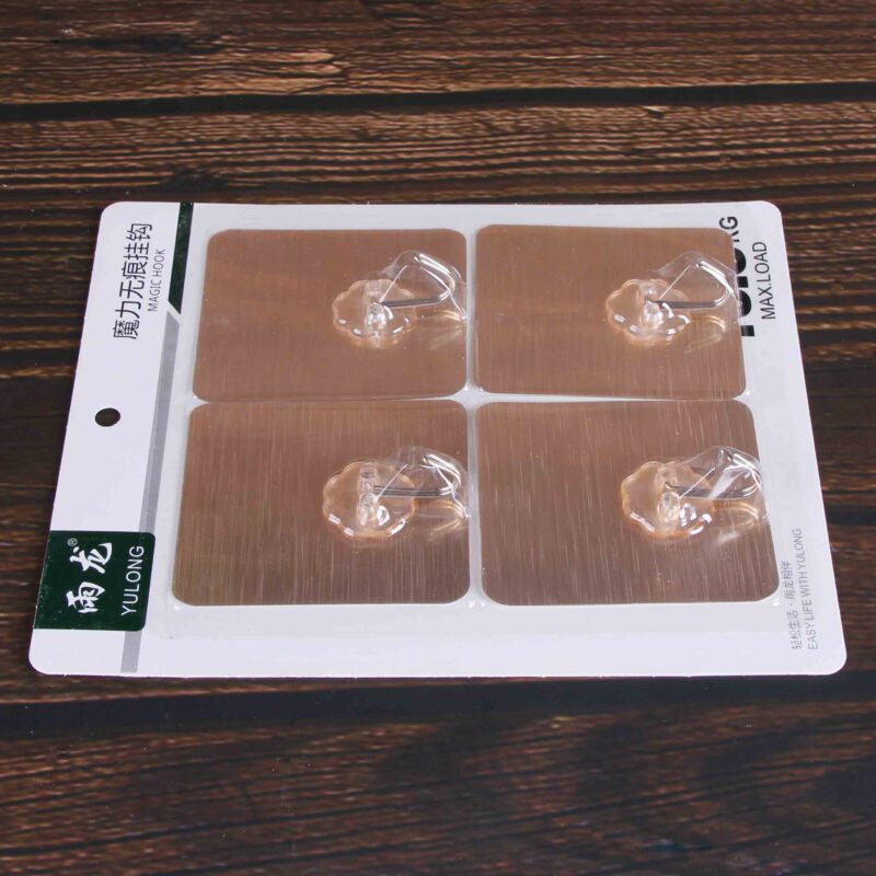 Set 4 móc dính không dấu vết Yulong 8119