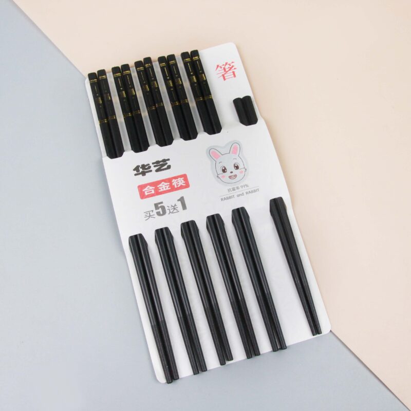 Set 6 Đôi Đũa Hợp Kim A-028