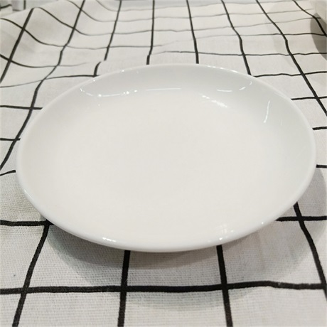 Đĩa đựng trái cây (sứ trắng) 6 inch