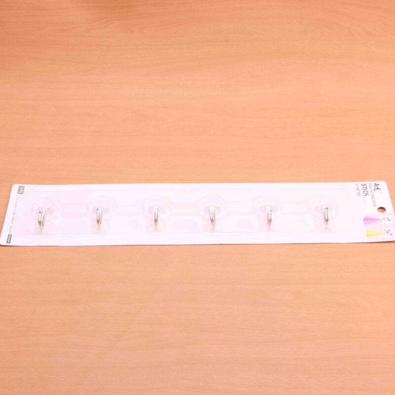 Set 6 Móc dính trong suốt liên kết Yulong 8017